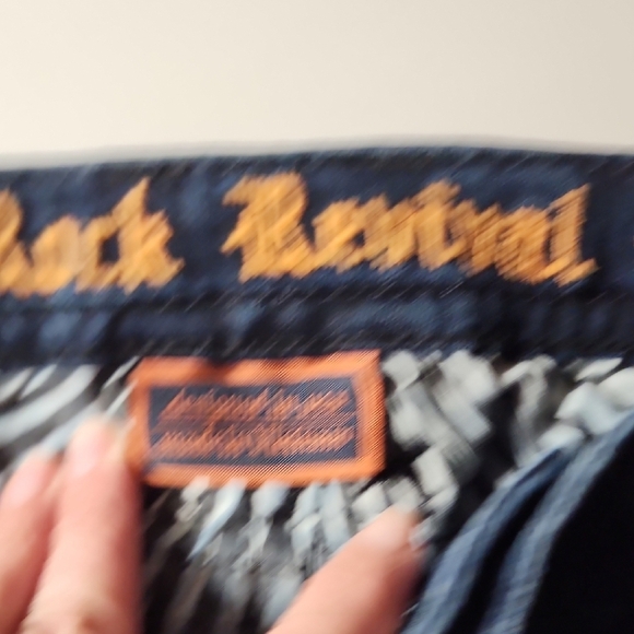 Rock Revival Alivia Mid Rise Skinnyn Blue Jeans In Size 28 - Picture 5 of 10